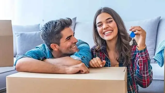 Smiling couple